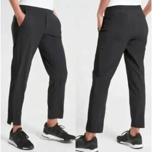 ATHLETA Brooklyn Ankle Pants Black Sz 12 $108 {L48}